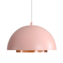 Golden 3632-12 DRS-ACR - Wry Lighting Solsken Integrated LED Pendant in Dusty Rose